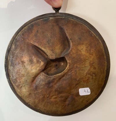 Médaillon en bronze signé Paul Thomas
