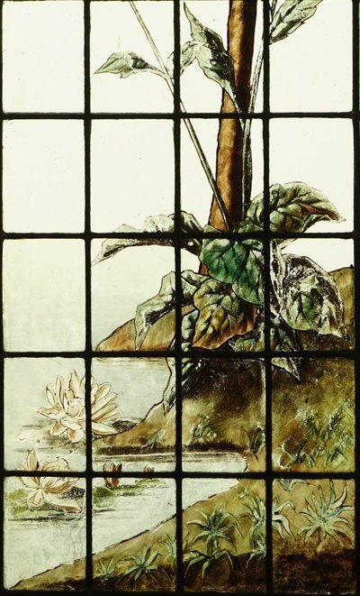 Stained glass - Stained glass windows - Crested bird