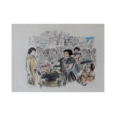 André Dignimont - "Der Marktplatz".