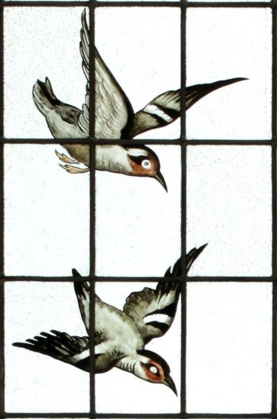 Stained Glass – Stained Glass Windows – Vegetation at the Kingfisher