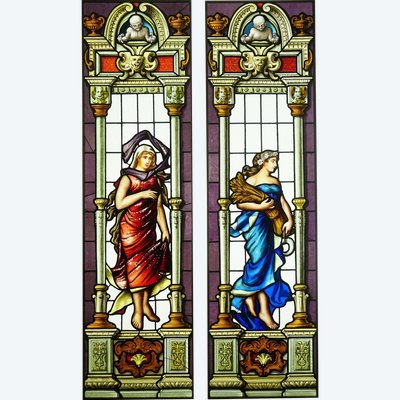Stained Glass – Stained Glass Windows Winter and Summer