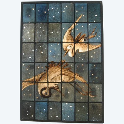Stained Glass - Stained Glass Windows - Flight of Storks