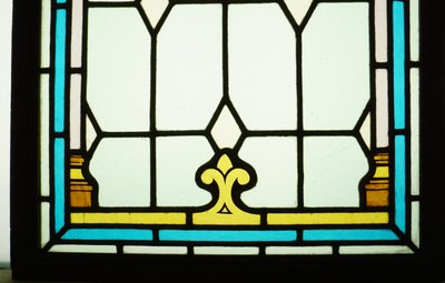Stained glass - Stained glass windows - Simple glasswork with columns