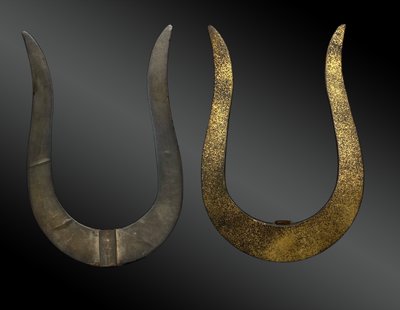 KABUTO war helmet set with mempo and maedate Japan - Edo period (1603-1868)