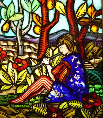 Stained Glass - Stained Glass Windows - Music under the Orange Trees