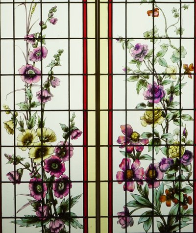 Vitrail - Stained glass - Roses
