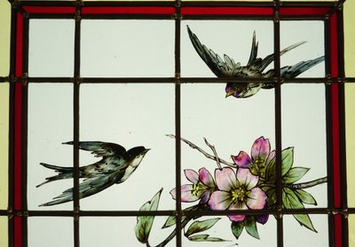 Vitrail - Stained glass - Roses