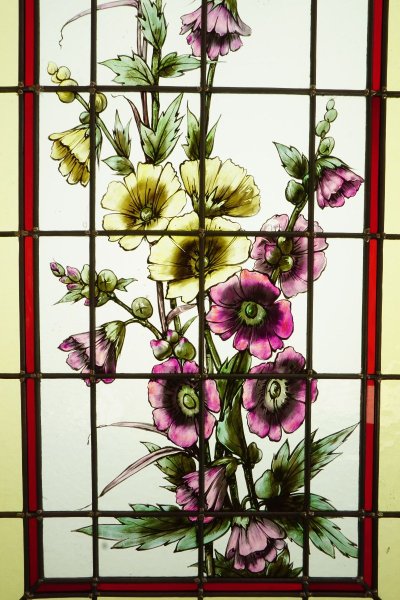 Vitrail - Stained glass - Roses