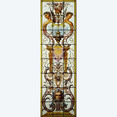 Stained Glass - Stained Glass Windows - Antique Decor
