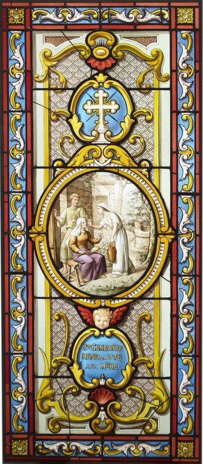 Vitrail - Vitraux - Sainte Geneviève
