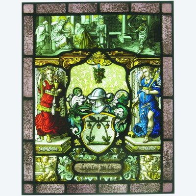 "stained glass windows - Swiss stained glass - Heraldry - Renaissance"