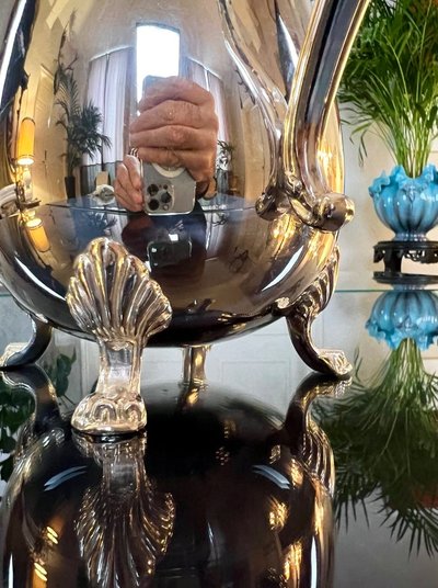 Carafe Pichet En Métal Argenté
