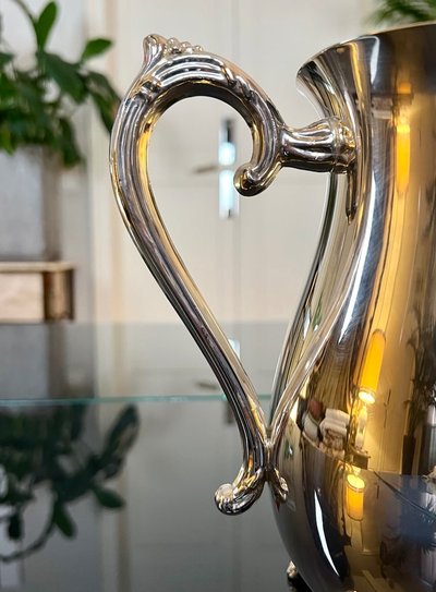 Carafe Pichet En Métal Argenté