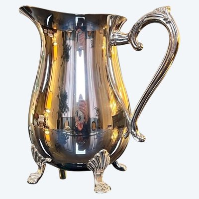 Carafe Pichet En Métal Argenté