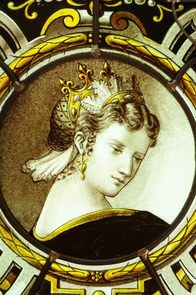 Vitrail - Vitraux - Femme Renaissance