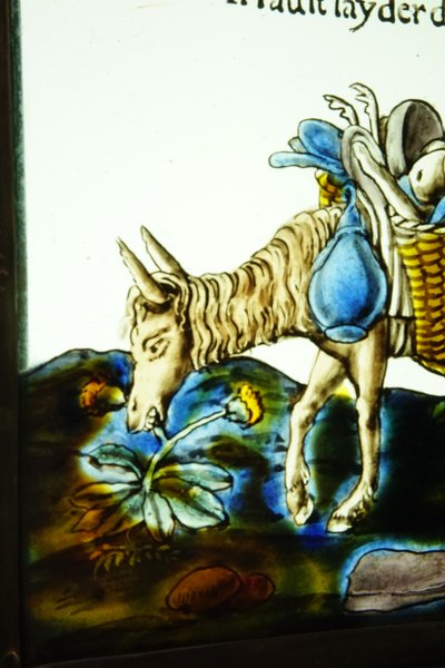 Vitrail - Stained glass - Mule Bien Chargée