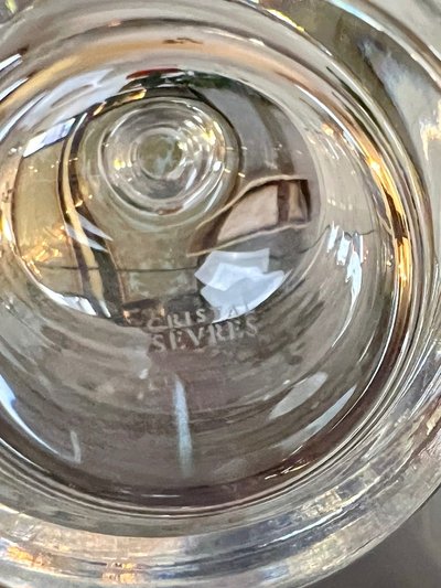 Decanter per acqua in cristallo di Sèvres - Bottiglia di vetro