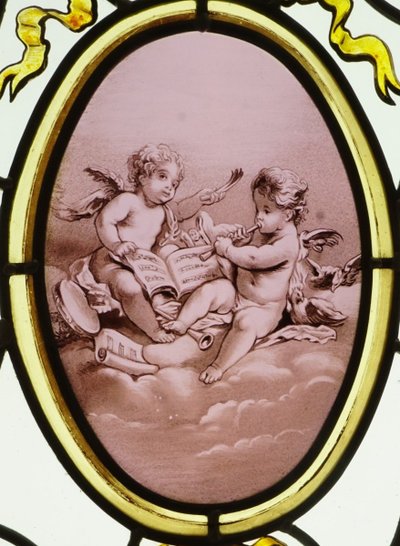 Stained Glass - Stained Glass Windows - Musician Angels