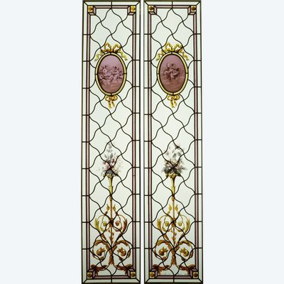 Stained Glass - Stained Glass Windows - Musician Angels