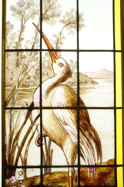 Vitrail - Vitraux - Héron Et Canards - Lux Fournier