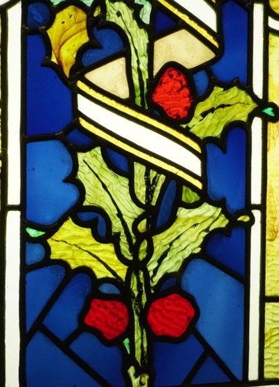 Buntglas - Buntglas - Stechpalmenzweig