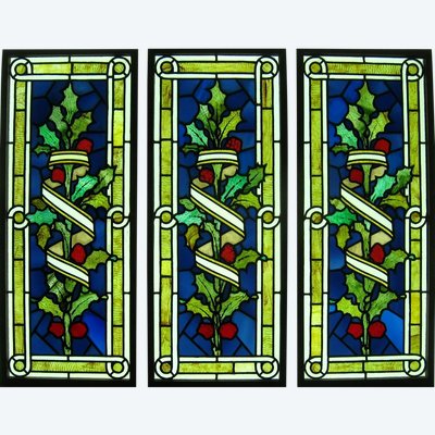 Buntglas - Buntglas - Stechpalmenzweig