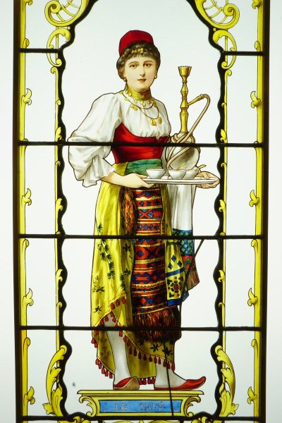 Stained glass - stained glass windows - The Café