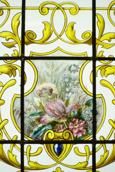Stained glass - stained glass windows - The Café
