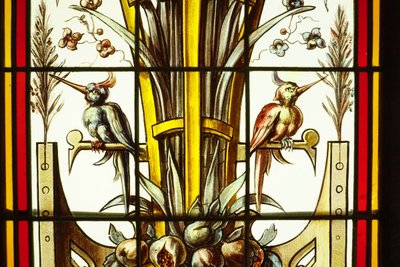 Stained glass - Stained glass windows - Renaissance bouquet