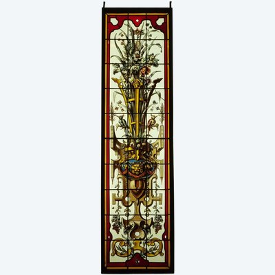 Stained glass - Stained glass windows - Renaissance bouquet