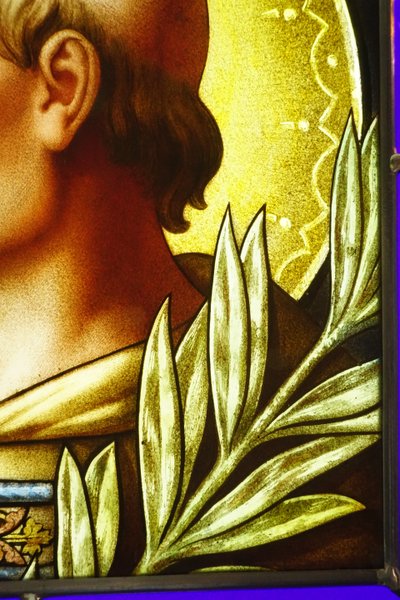 Stained glass - Vitraux - Saint Martyr Portant La Tonsure