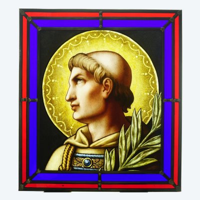 Stained glass - Vitraux - Saint Martyr Portant La Tonsure
