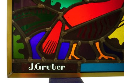 Stained glass - Stained glass windows - Jacques Gruber - Arrival of Saintes Marie de la Mer