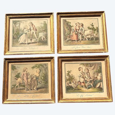 According to J.B. Huet, four childish scenes