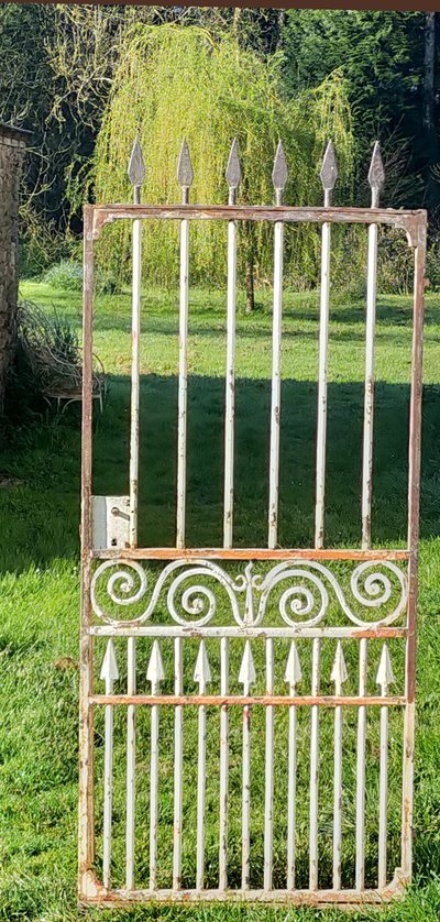 Antique Riveted Garden Gate Door