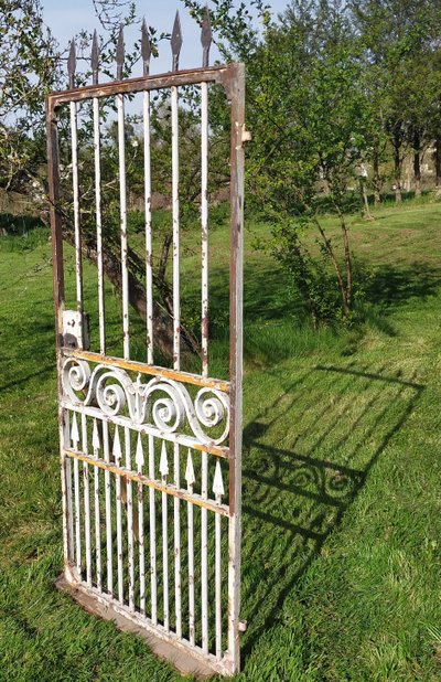 Antique Riveted Garden Gate Door