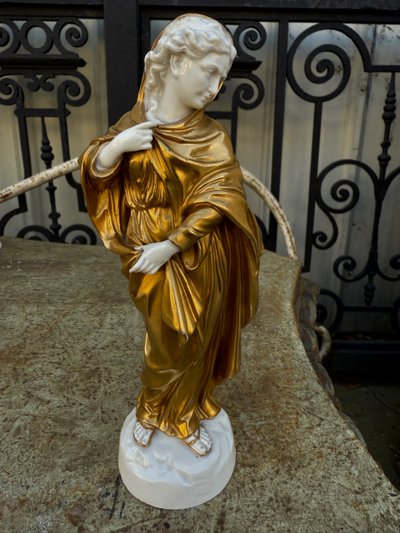 Set of 6 porcelain figures CAPODIMONTE, Naples, Italy