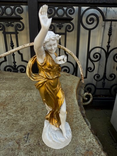 Set of 6 porcelain figures CAPODIMONTE, Naples, Italy