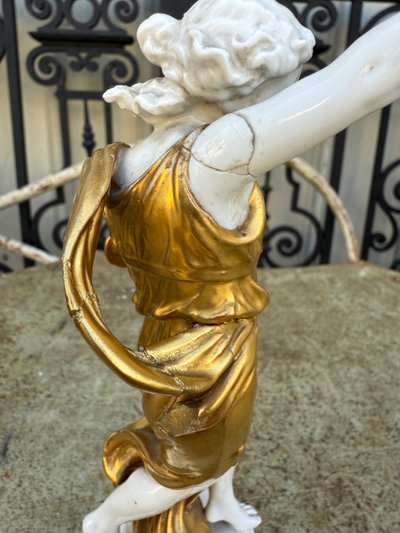 Set of 6 porcelain figures CAPODIMONTE, Naples, Italy
