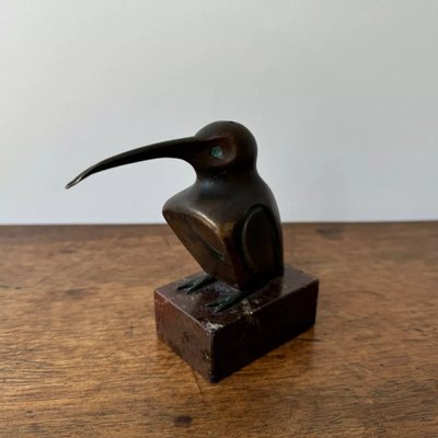 Sculpture representing a hummingbird by Edouard-Marcel Sandoz