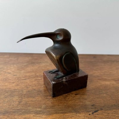 Sculpture representing a hummingbird by Edouard-Marcel Sandoz