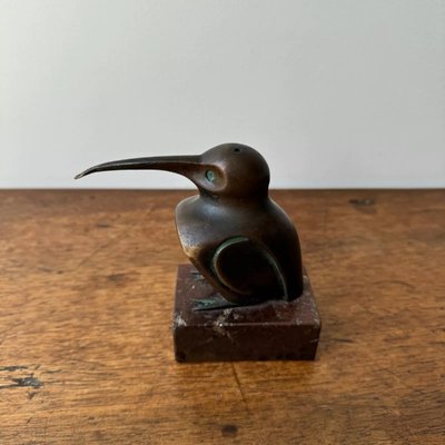 Sculpture representing a hummingbird by Edouard-Marcel Sandoz