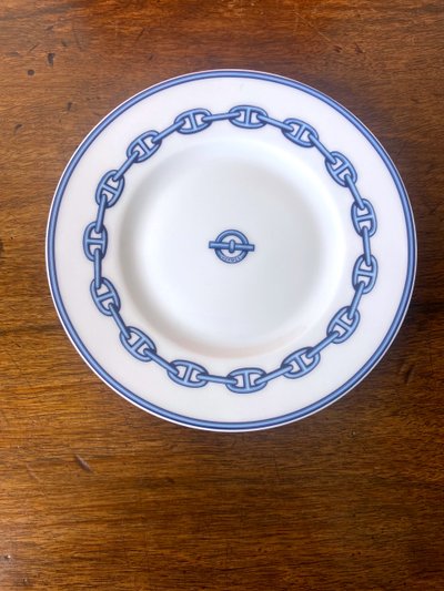 Hermès blue and white anchor chain