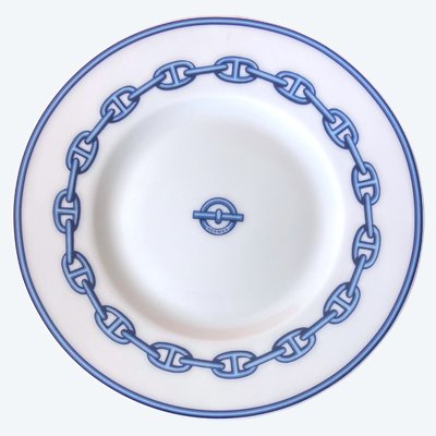 Hermès blue and white anchor chain