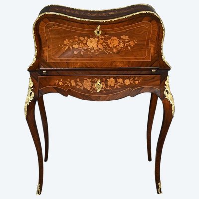 Bureau de Dame en Palissandre, style Louis XV – 2ème Partie XIXe