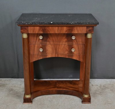 Petite Commode Chiffonnière en Acajou, style Empire – 1ère partie XXe