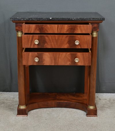 Petite Commode Chiffonnière en Acajou, style Empire – 1ère partie XXe