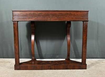 Console en Acajou et Placage d’Acajou, style Restauration – Milieu XIXe
