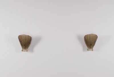 Paar „Coquillage“-Wandleuchten von Vetri Murano