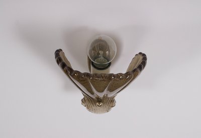 Paar „Coquillage“-Wandleuchten von Vetri Murano